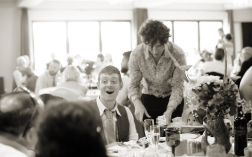 Grant Cook working his magic.