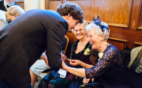 Grant Cook working his magic.