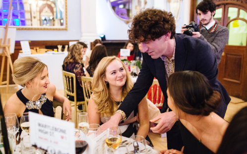 Grant Cook working his magic.