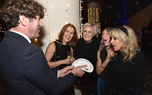 Grant Cook working his magic.