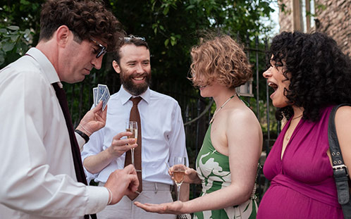 Grant Cook working his magic.